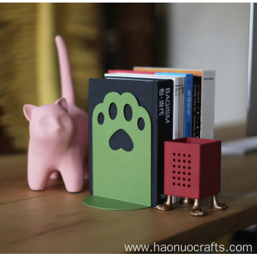 Cat paw print creative character book stand